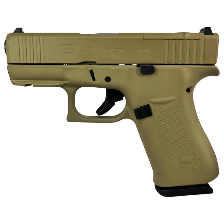 Glock 43X MOS - FDE Cerakote Finish (9mm) - Image 2